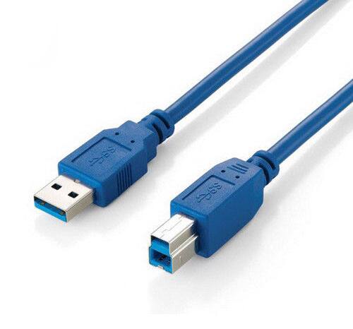 Angle. Cables Direct Online - USB 3.0 A-Male to B-Male Cable – 6ft, SuperSpeed Data Transfer for Printers, Scanners, External Hard Drives - Blue.