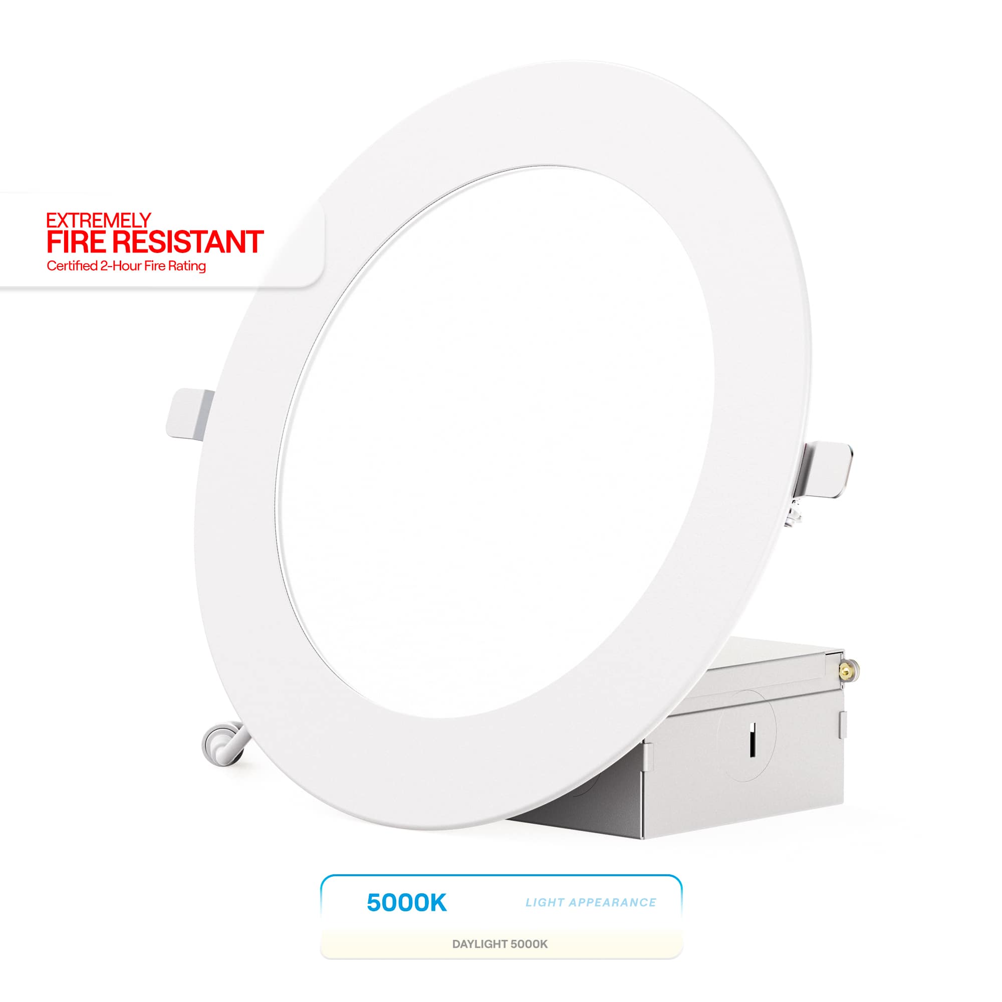 Infibrite - 6 In. Ultra-Thin Recessed LED Downlight 12W 1050LM Daylight Fire Rated, Wet Rated, Triac Dimmable 6-Pack - White price history on PriceWatchPro