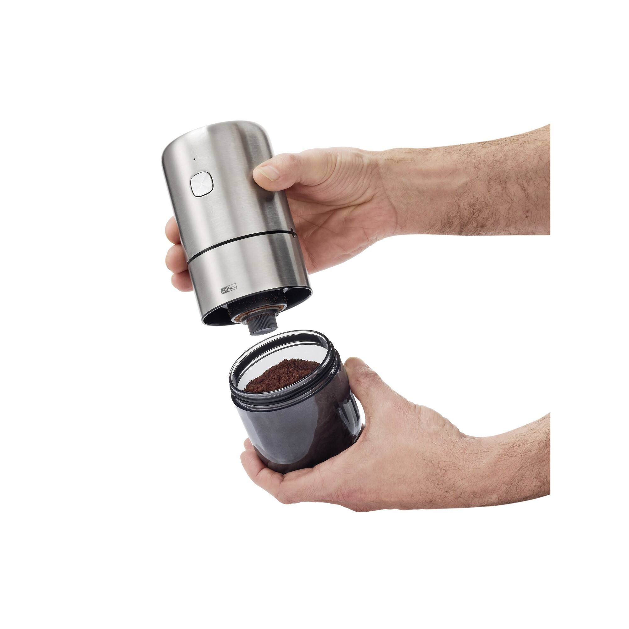 Alt View 6. Ad Hoc - Electric Coffee Grinder - Clear.
