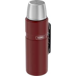 Thermos - 40 oz. Stainless King Vacuum Insulated Beverage Bottle - Matte Cranberry - Red