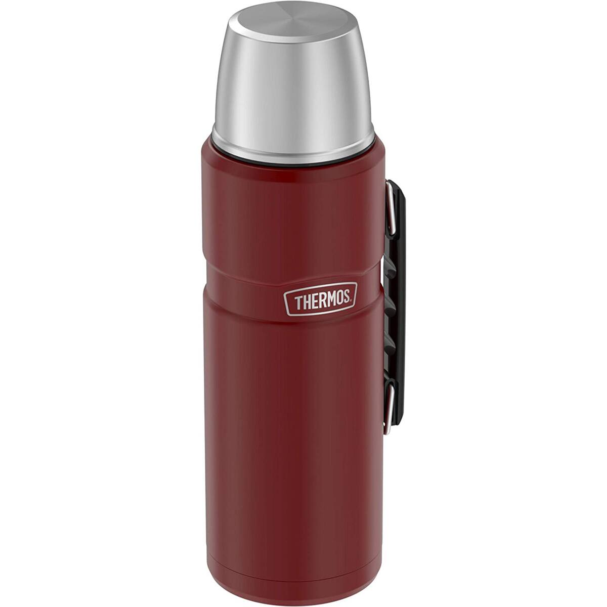 Thermos - 40 oz. Stainless King Vacuum Insulated Beverage Bottle - Matte Cranberry - Red