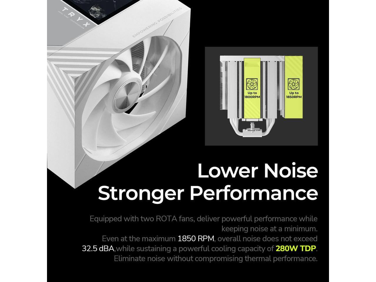 TRYX H T620N DM2M G0W TURRIS T620 CPU Air Cooler White - Best Buy