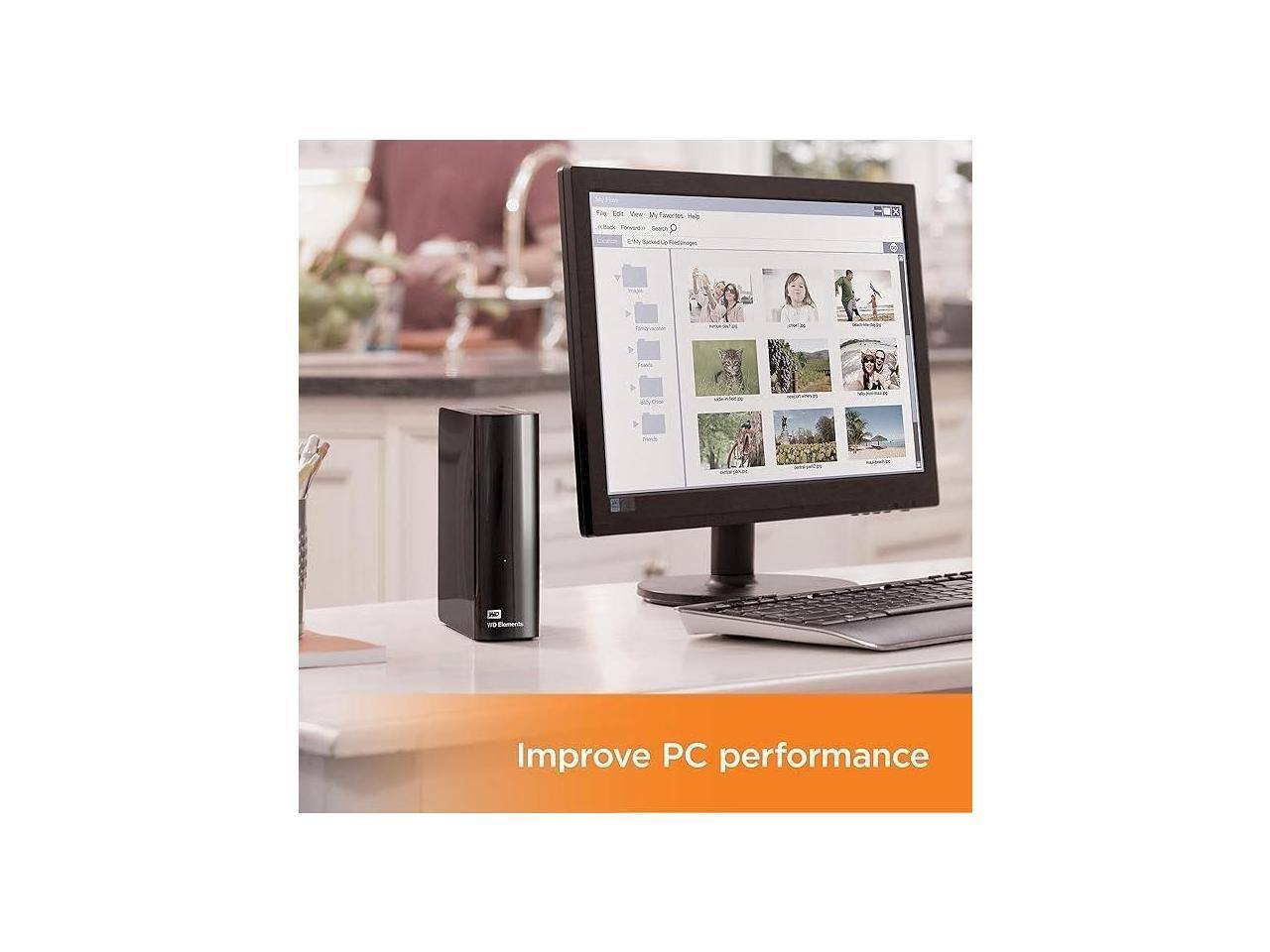 The text in the image reads:

"Improve PC performance"