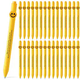 Paradigms Interiors - 50 Employee Appreciation Gifts Inspirational Pens Motivational Quotes Ballpoint Smile Face For Coworker Employee(moti...