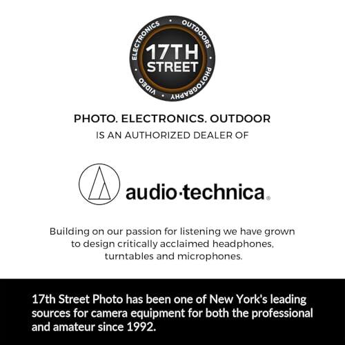 ELECTRONICS OUTDOORS 17TH STREET ORGIA PHOTOGRAPHY PHOTO. ELECTRONICS. OUTDOOR IS AN AUTHORIZED DEALER OF audio-technica. Building on our passion for listening we have grown to design critically acclaimed headphones, turntables and microphones. 17th Street Photo has been one of New York's leading sources for camera equipment for both the professional and amateur since 1992.