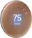 Angle. Google - Nest Learning Thermostat (4th gen) with Nest Temperature Sensor (2nd gen) - Polished Gold.