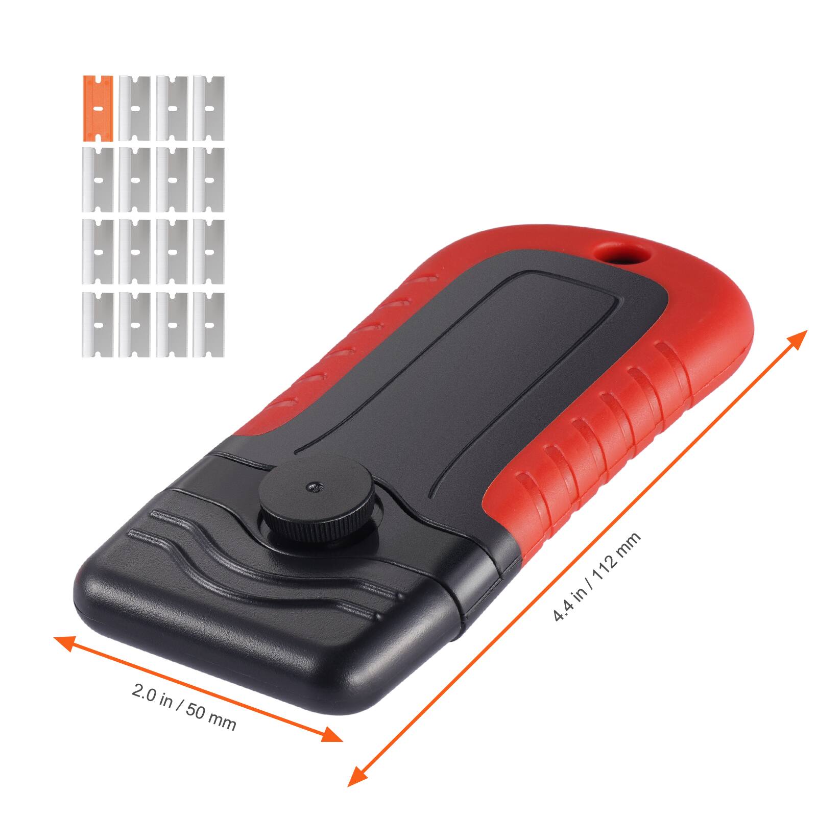 2.0 in / 50 mm  
4.4 in / 112 mm