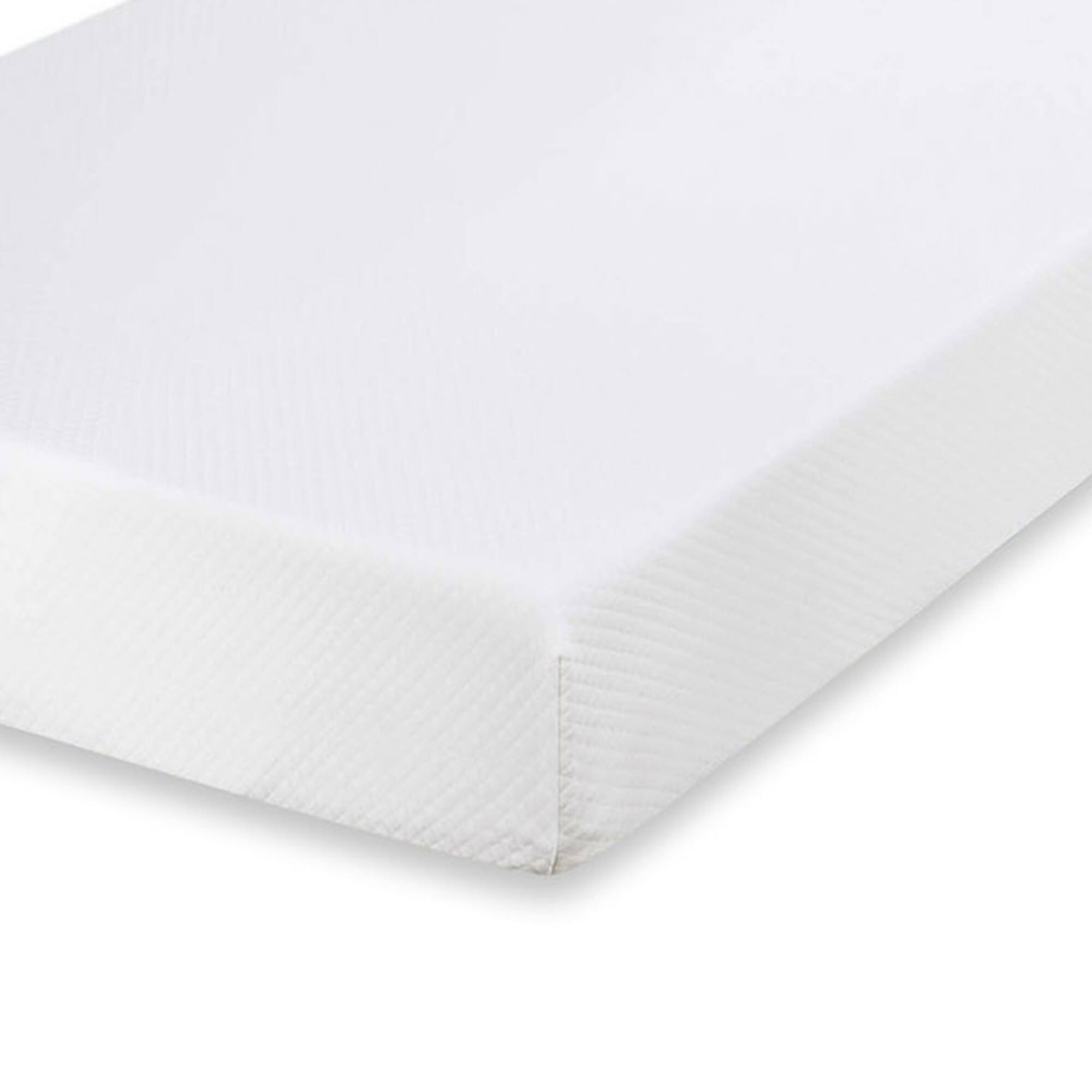 Back. Vaczon - 12" Twin Gel-Infused Memory Foam Mattress, Medium-Firm Support, Breathable Cool Sleep Roll-in-a-Box - White.