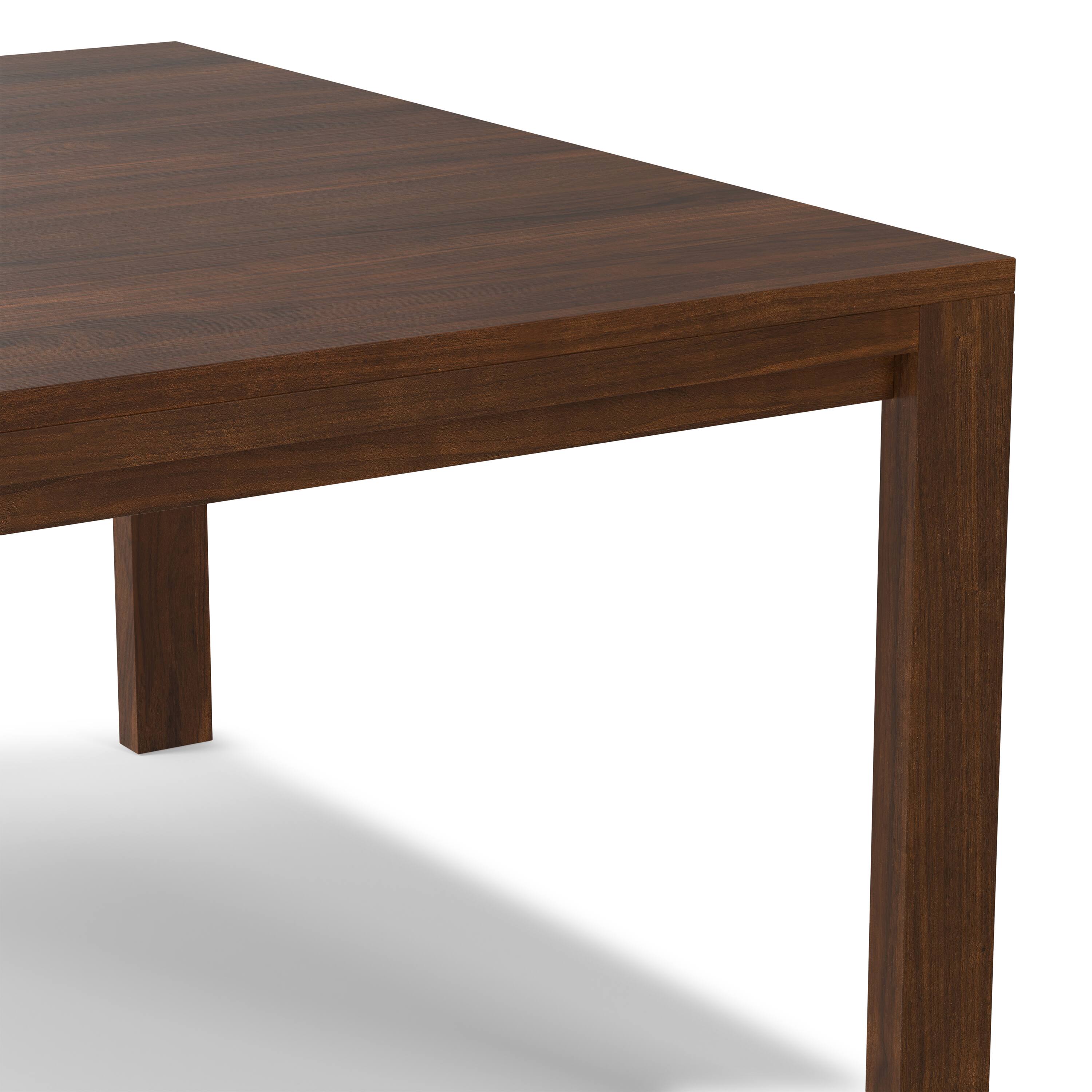 Alt View 6. Simpli Home - Wilson 54 inch x 54 inch Square Transitional Dining Table in Walnut Veneer - Walnut Veneer.