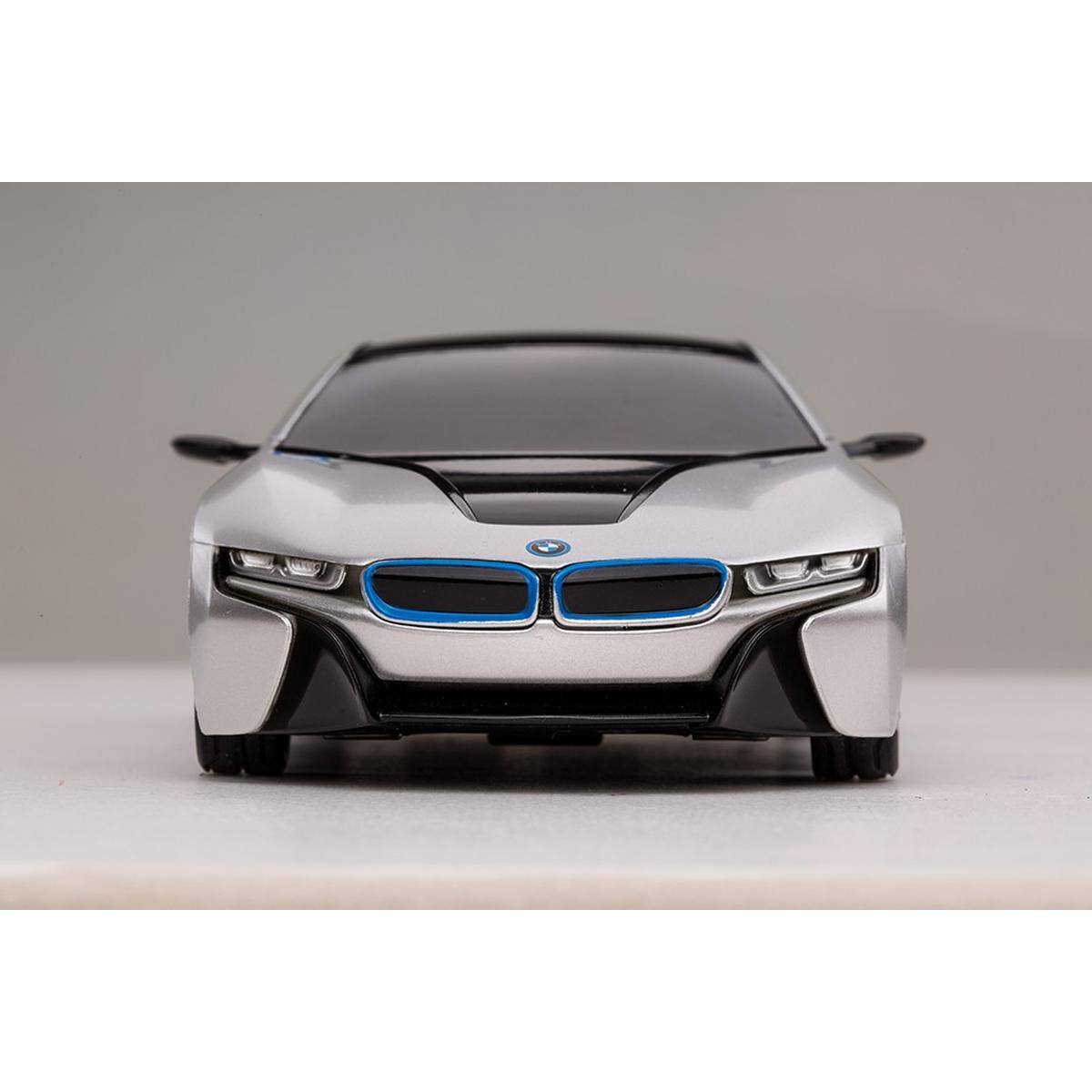 Back. JuzToys - Remote Control Car, 1:24 RC Car BMW i8 Concept RC Car Sports Car (Silver) - Silver.