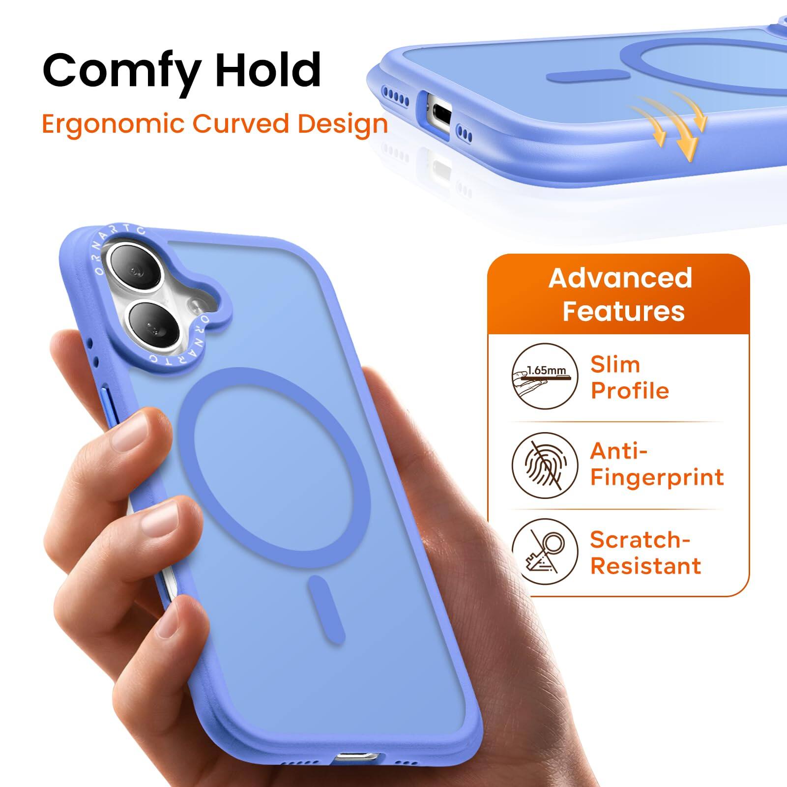 Comfy Hold  
Ergonomic Curved Design  

DEINEO Advanced Features  
1.65mm Slim Profile  
Anti-Fingerprint  
Scratch-Resistant