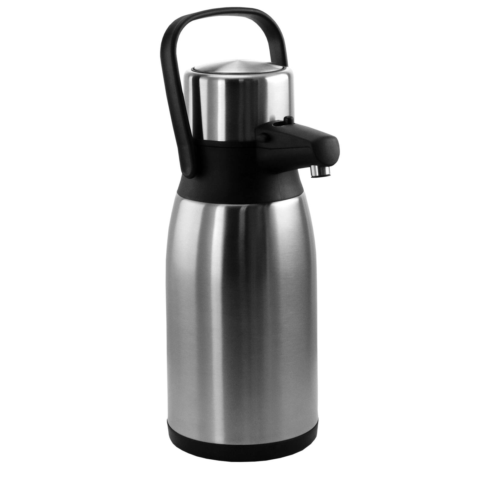 Alt View 1. MegaChef - MegaChef 3.17 Quart Stainless Steel Airpot Hot Water Dispenser for Coffee and Tea - Silver and Black.