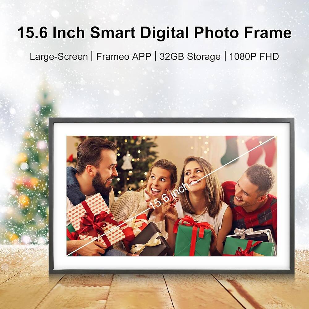 15.6 Inch Smart Digital Photo Frame  
Large-Screen | Frameo APP | 32GB Storage | 1080P FHD