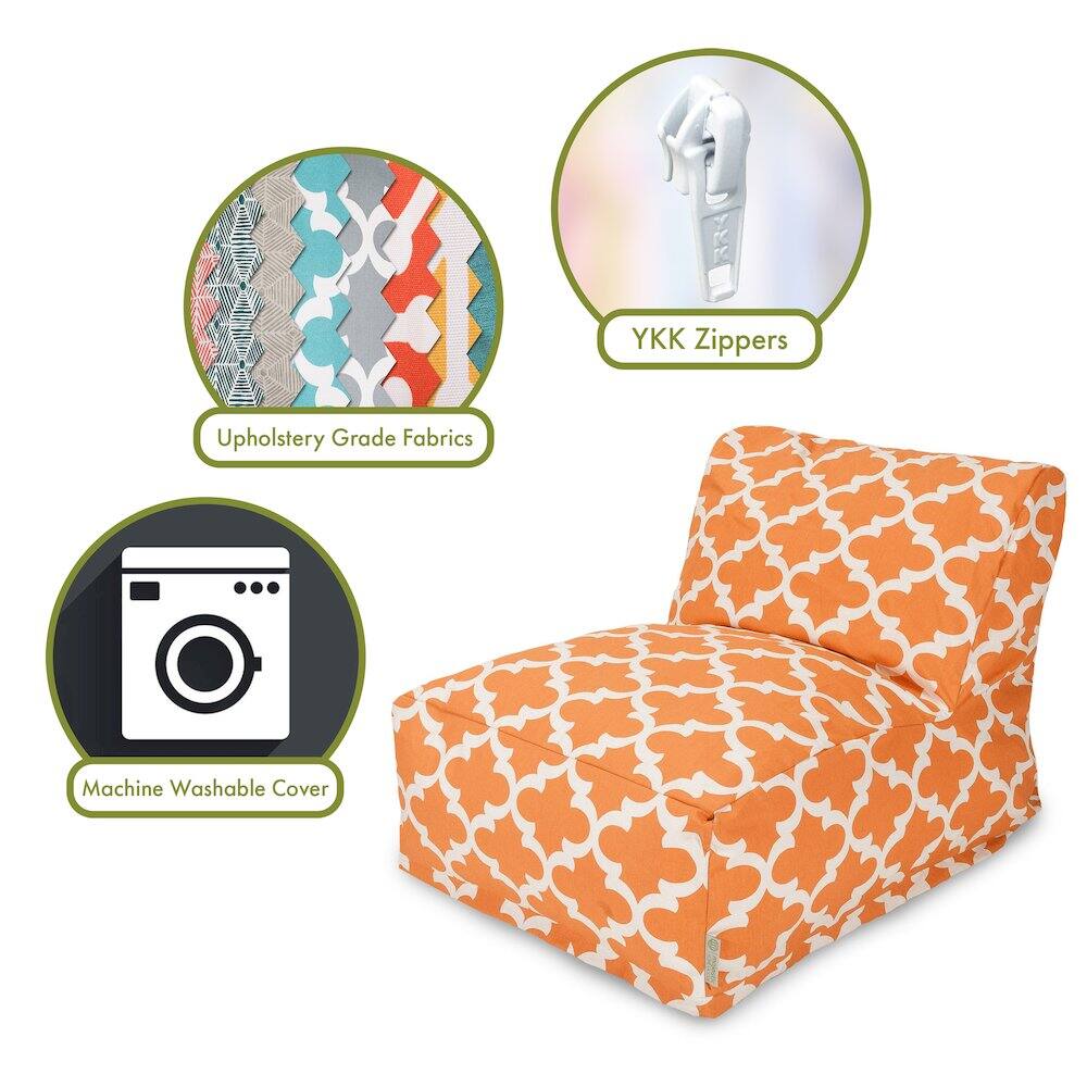 - Upholstery Grade Fabrics
- YKK Zippers
- Machine Washable Cover