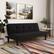 Alt View 3. Serta - Lori Three seat Multi-function Upholstery Fabric Sofa - Black.