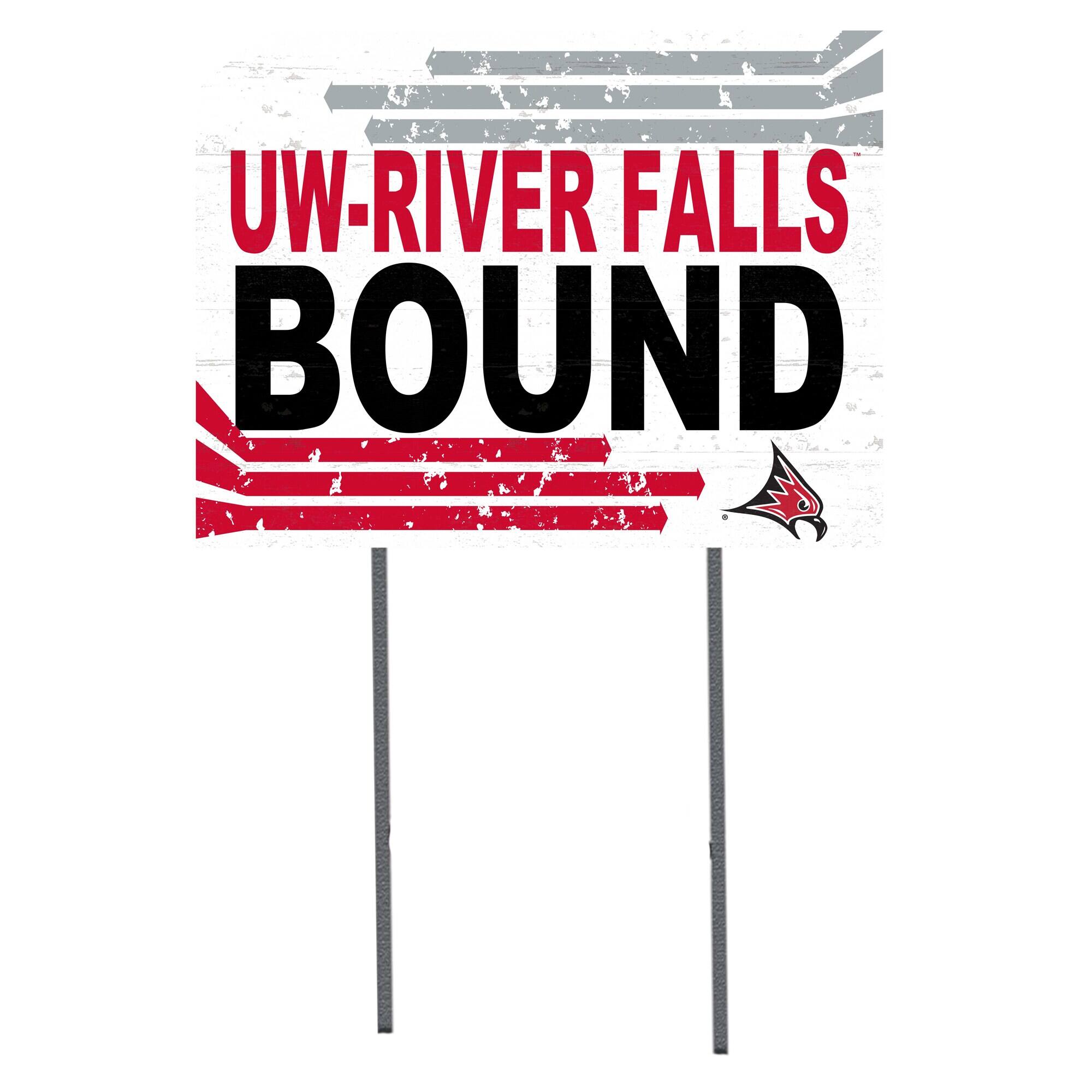 Wisconsin-River Falls Falcons 18" x 24" Team Yard Sign