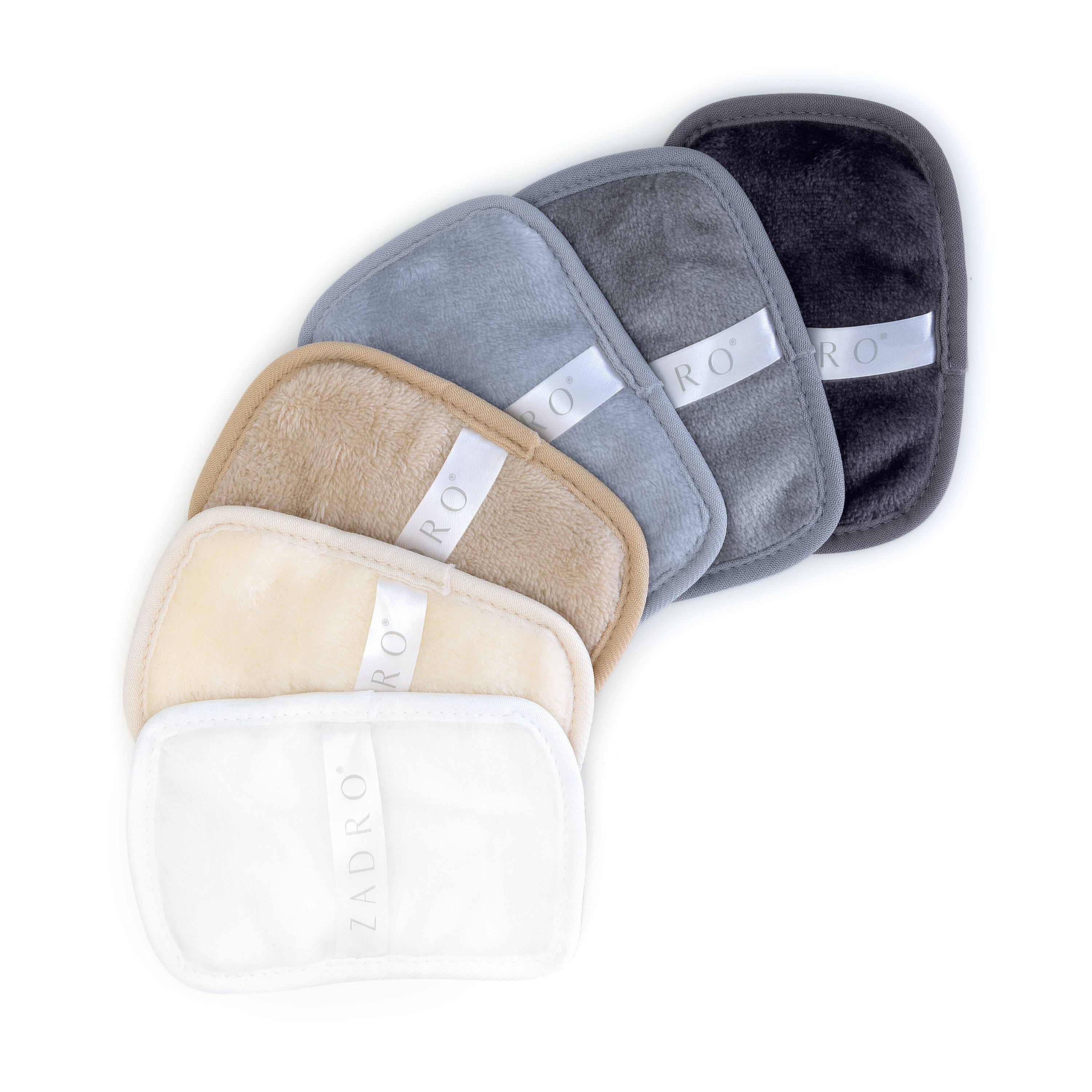 Angle. Zadro - Zadro Reusable Makeup Remover Cloths - 6 Pack for All Skin Types - neutral.