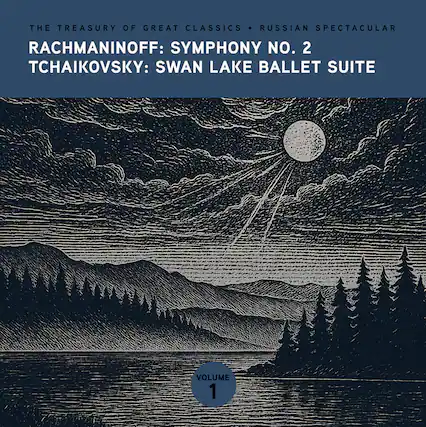 The Treasury of Great Classics: Russian Spectacular
Rachmaninoff: Symphony No. 2
Tchaikovsky: Swan Lake Ballet Suite
Volume 1