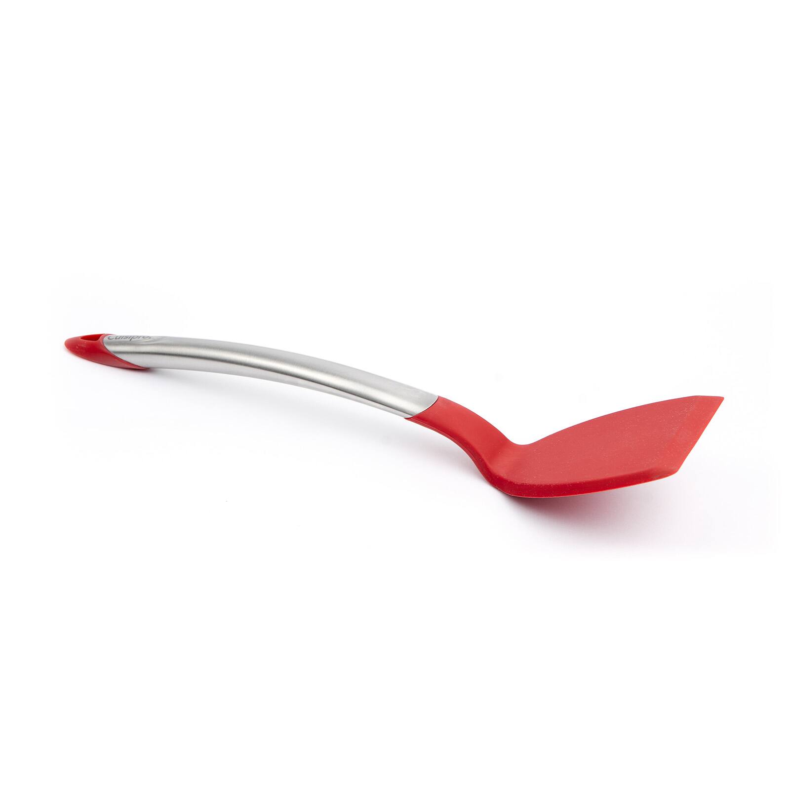 Alt View 1. Cuisipro - Silicone & Stainless Steel Turner - Red.