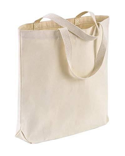 Front. Vulpecula Spade - Sturdy Canvas Wholesale Tote Bags with Bottom Gusset 15"W x 16"H x 3"G Blank Totes Great for DIY Painting Printing - Natural.