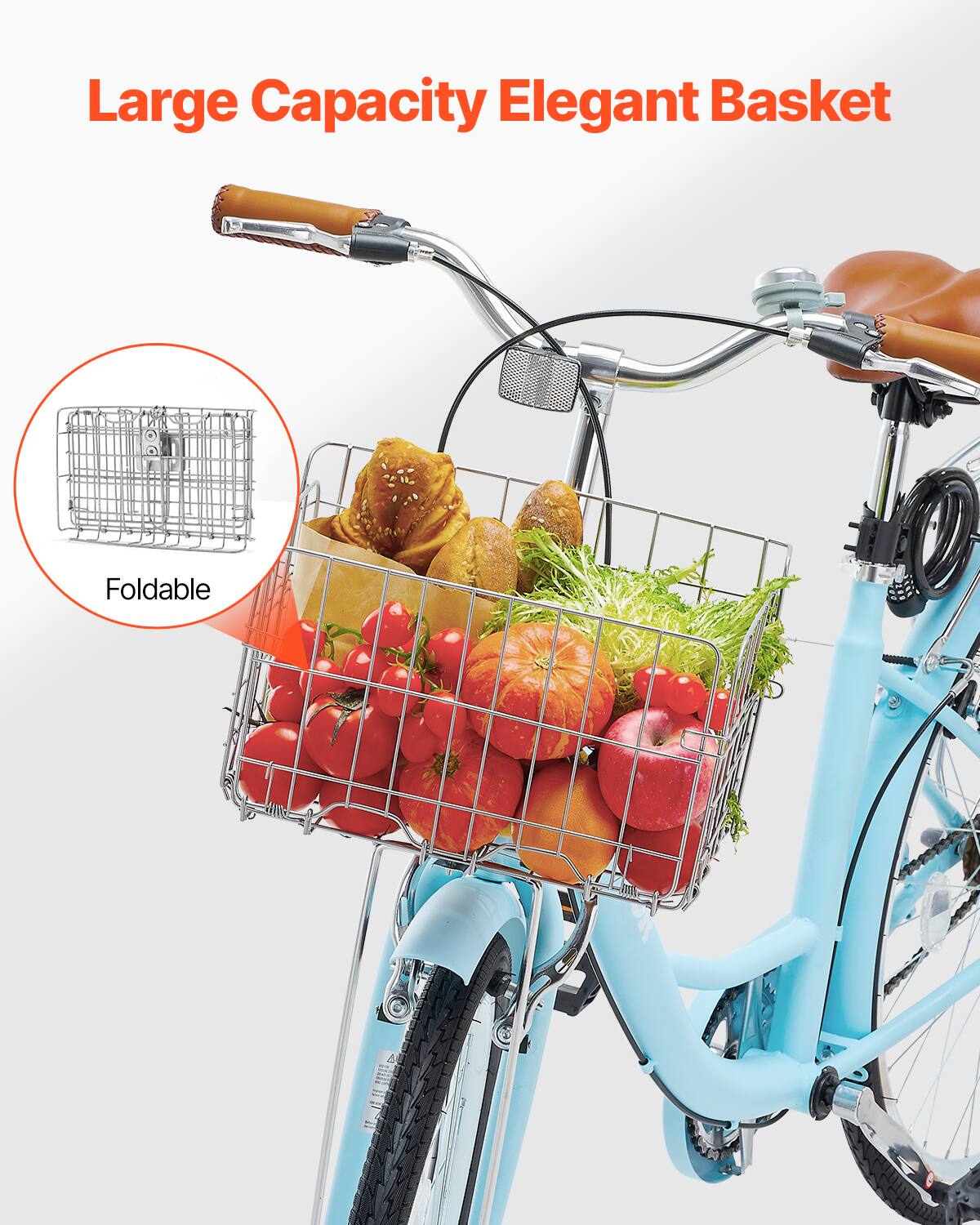 Large Capacity Elegant Basket Foldable