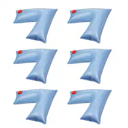Swimline - 2 x 2 Foot Corner Water Tube Winterizing Pool Cover Weight (6 Pack)