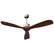 Alt View 12. Costway - 52" Modern Ceiling Fan Indoor/Outdoor Brushed Nickel Finish with Remote - Brushed Nickel + Burlywood.