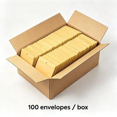 100 envelopes / box