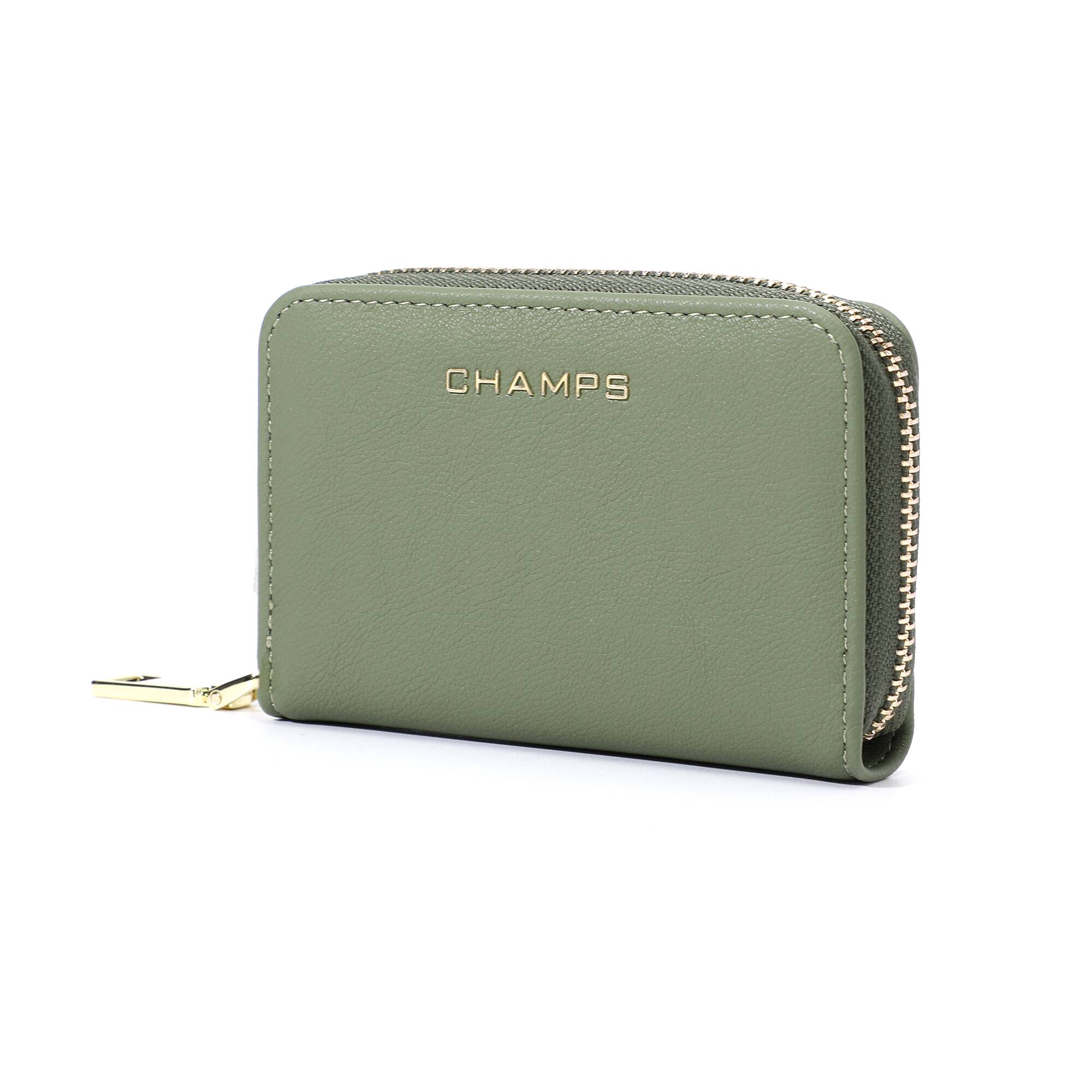 Angle. Champs - Iconic Collection Palm Wallet - Green.