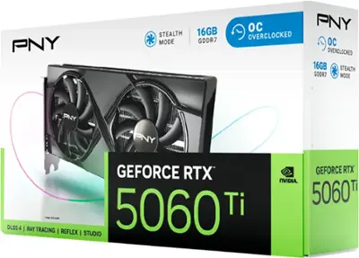 PNY GeForce RTX 5060 Ti Overclocked 8GB GDDR7 PCI Express PNY GeForce RTX 5060 Ti Overclocked 8GB GDDR7 PCI Express