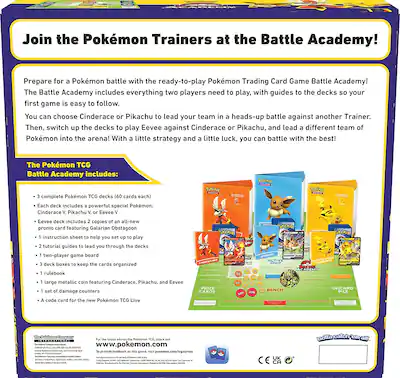 Pokmon Pokemon TCG: Battle Academy Cinderace V, Pikachu V & Eevee V - Best Buy Pokmon Pokemon TCG: Battle Academy Cinderace V, Pikachu V & Eevee V - Best Buy