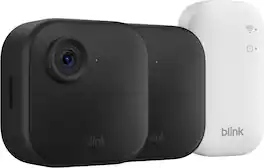 Blink - Outdoor 4 – Wireless smart security camera, two-year battery life, 1080p HD. Sync Module Core included – 2 Cameras - Black