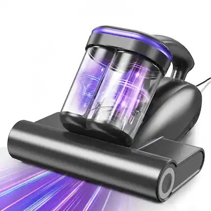 Front. Teendow - 500W Mattress Vacuum with 253.7nm UV-C Light, 16kPa Bed & Couch Vacuum Cleaner, 140°F Heat, for Bed, Sofa(Corded) - Purple.