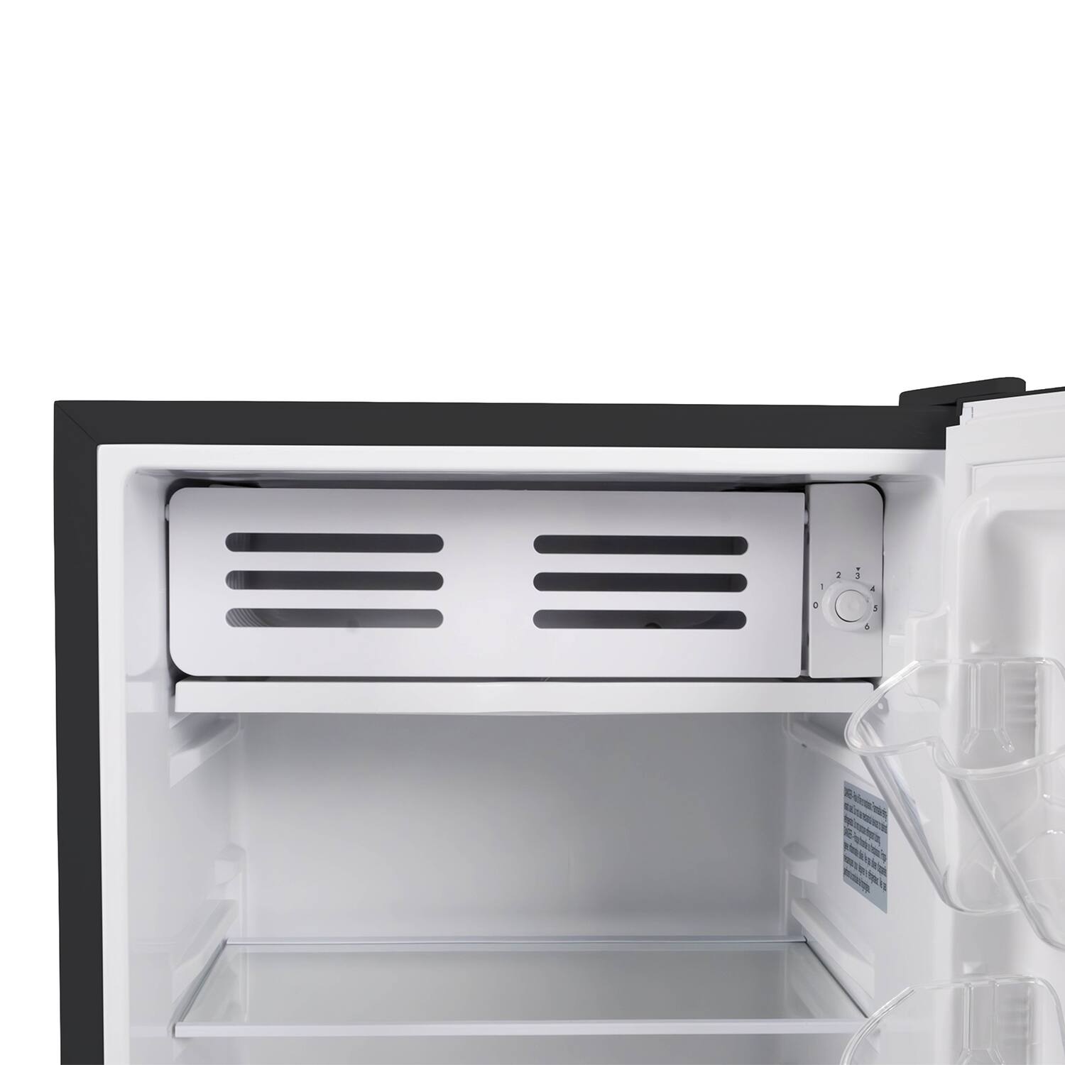 Alt View 5. Frigidaire - Frigidaire EFR397BLACK 3.2 Cu. Ft. Black Retro Compact Refrigerator with Side Bottle Opener - Black.