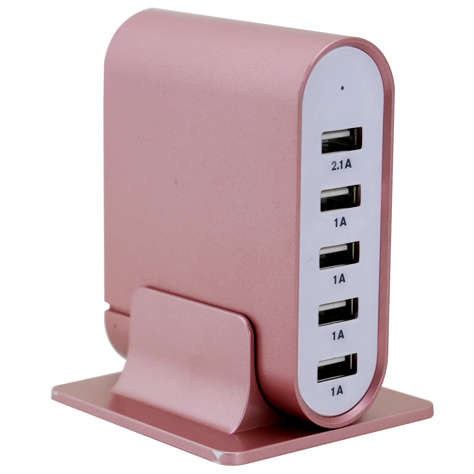 Front. Trexonic - Trexonic 7.1 Amps 5 Port Universal USB Compact Charging Station in Rose Gold Finish - Rose Gold.