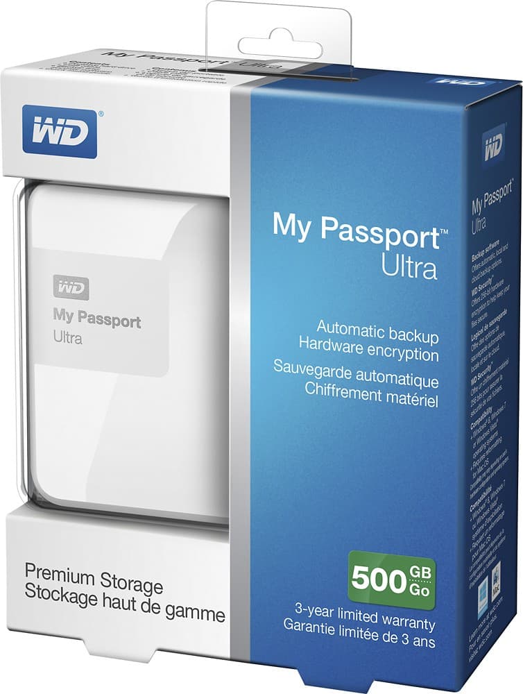Customer Reviews: WD My Passport Ultra 500GB External USB 3.0/2.0 ...