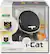 Alt View Standard 1. Hasbro - I-CAT Interactive Music Companion - Black.