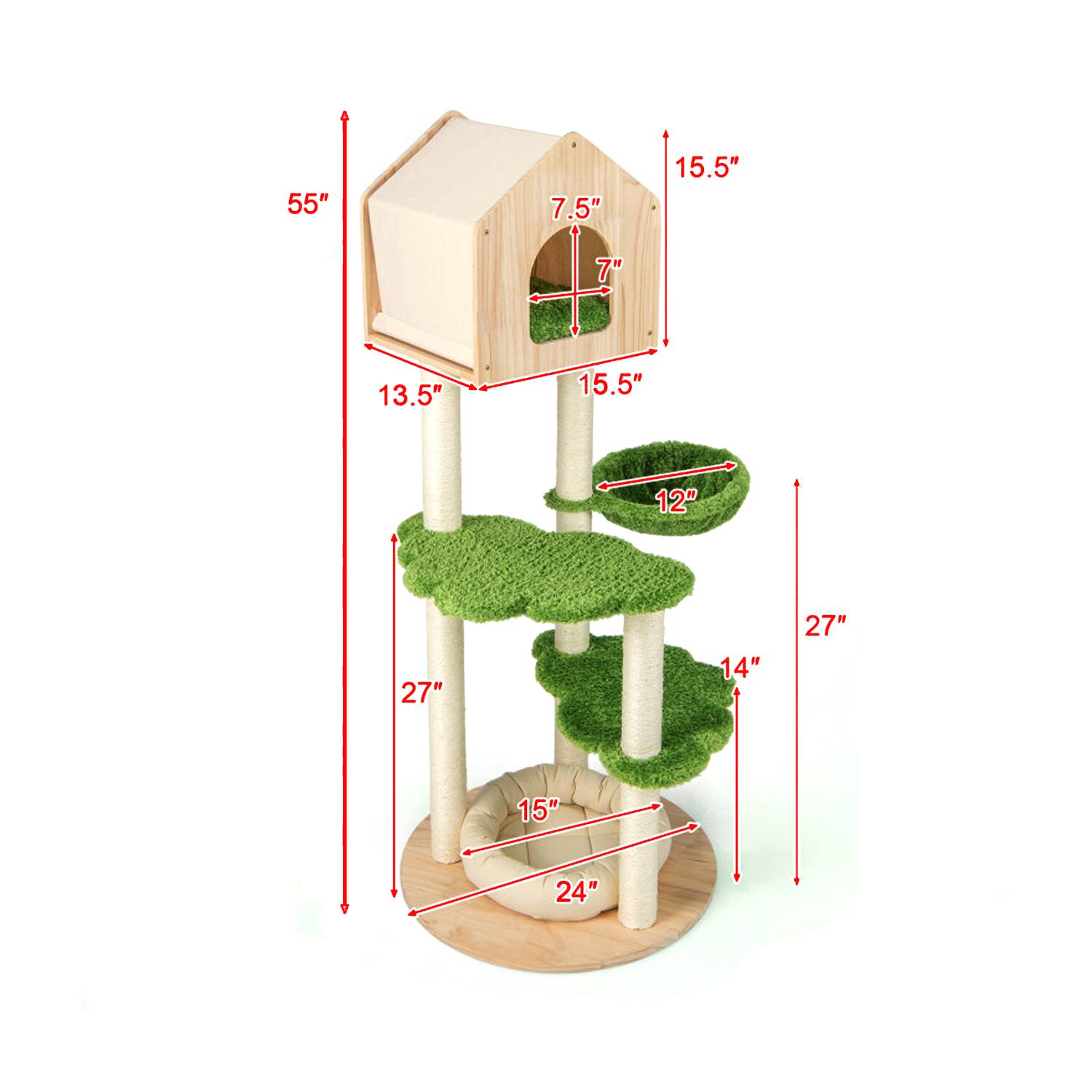 55"  
7.5"  
15.5"  
7"  
13.5"  
15.5"  
12"  
27"  
14"  
27"  
15"  
24"