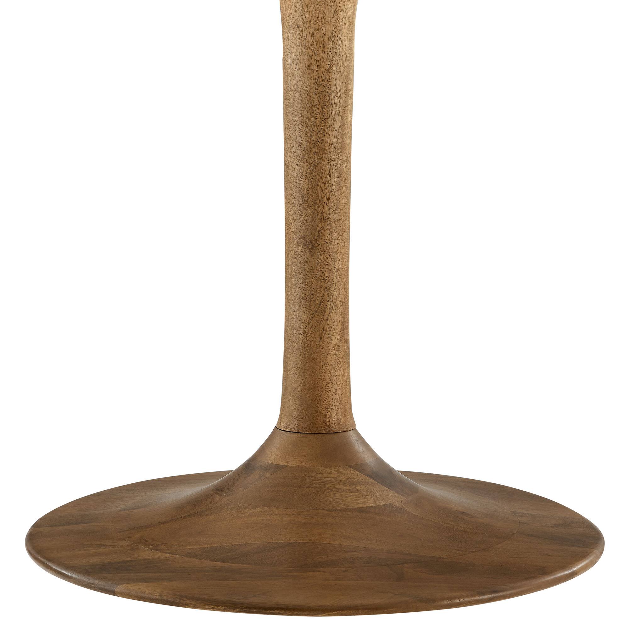 Alt View 5. Modway - Lippa 48" Round Solid Wood Dining Table by Modway - Natural.
