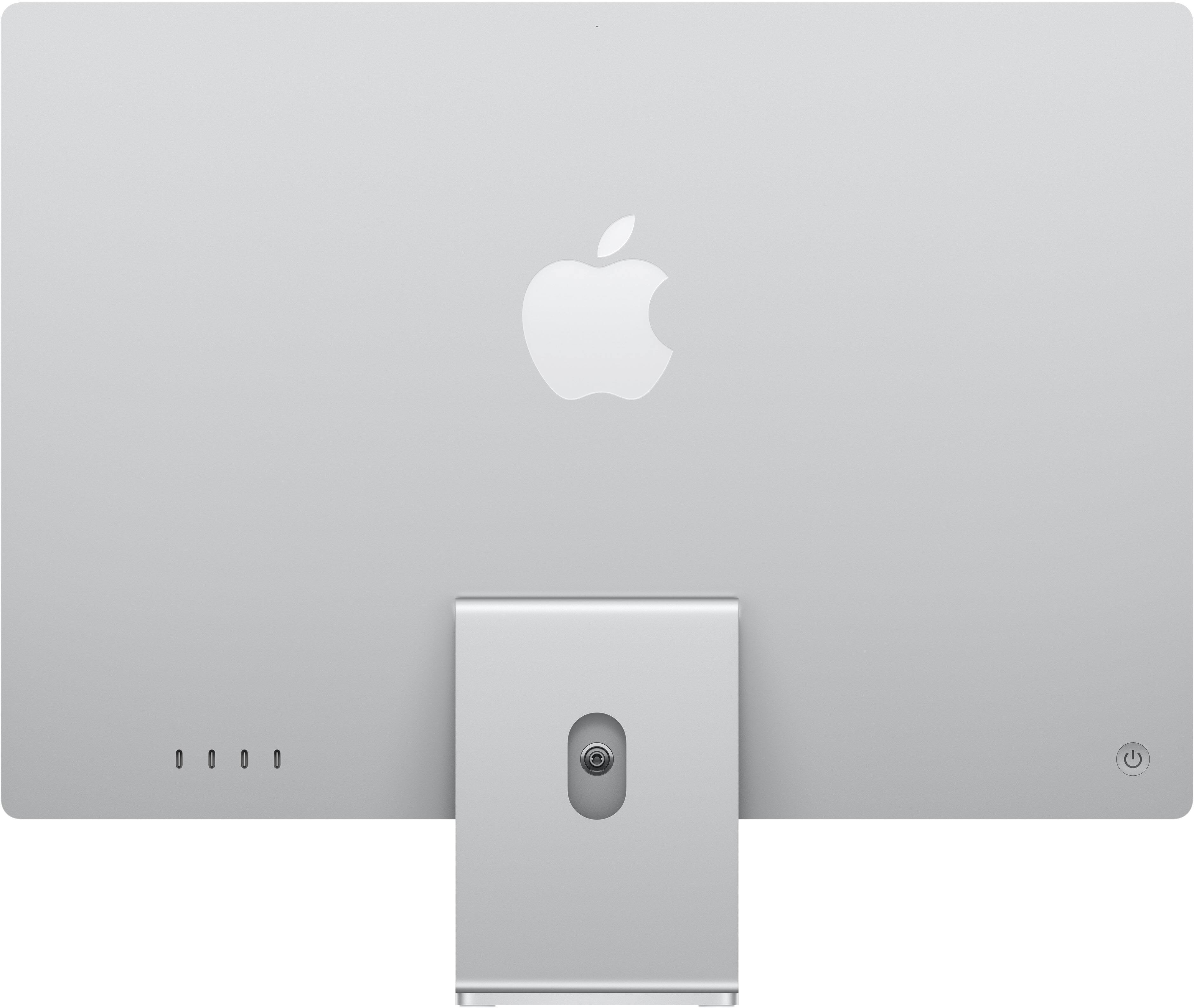 Alt View 1. Apple - iMac 24-inch All-in-One - M6 chip - 12 Core CPU - 12 Core GPU - Standard Glass - 16GB Memory - 256GB SSD - Silver.