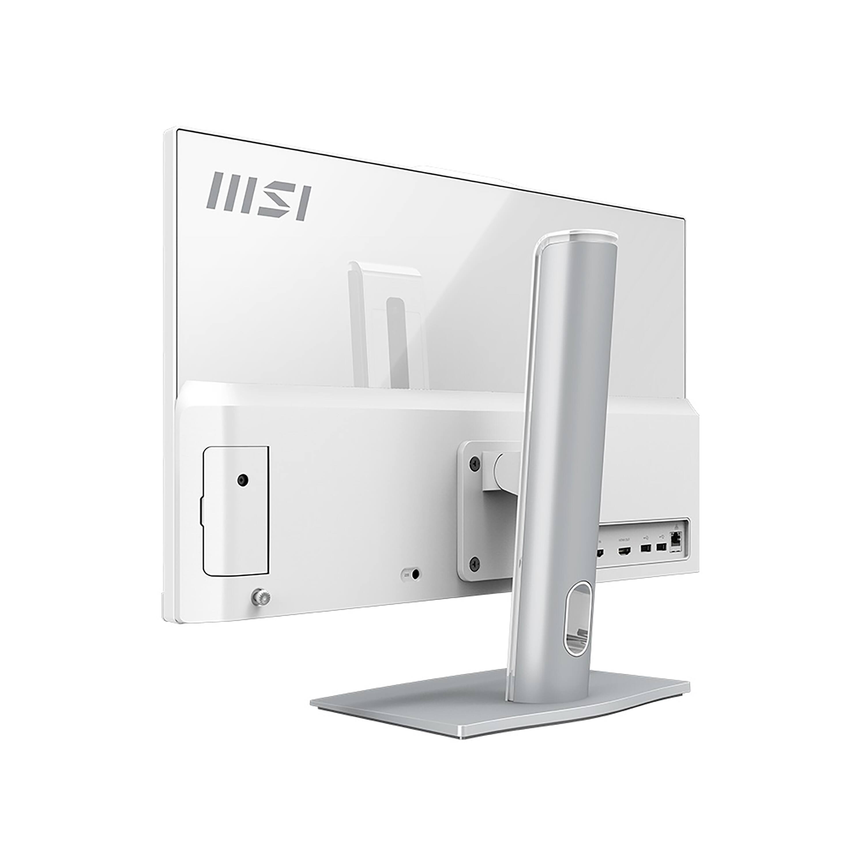 Alt View 3. MSI - Modern AM242TP 1M 23.8" Touch-Screen All-In-One - Intel Core 7 - 32 GB Memory - 1 TB SSD - White.