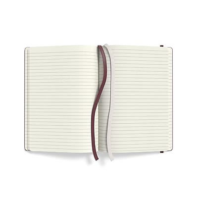 Alt View 4. TRU RED - Medium Hard Cover Ruled Journal, 5 1/2" x 8", Purple - Purple.