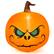 Alt View 18. Costway - 4 FT Halloween Inflatable Pumpkin Large Blow up with Build-in LED Light - Orange.