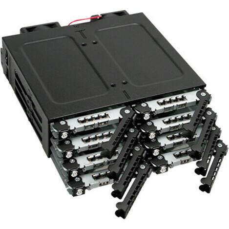 Alt View 4. Icy Dock - Drive Enclosure External - Black.