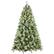 Front. BreeBe - 7.5FT Christmas Tree with 450 Warm White LED Lights 1588 PVC & Hard Needle Tips - Green.