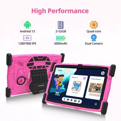 Tablette Enfants Avec Wifi,Tablette Android 13 Gms,6Go Ram + 128Go Rom Tablette Enfants Avec Wifi,Tablette Android 13 Gms,6Go Ram + 128Go Rom