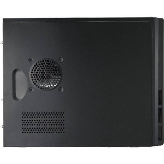 Left. Cooler Master - Cooler Master Elite RC-342 Computer Case - Mini-tower - Black - Steel, Acrylonitrile Butadiene Styrene (ABS) - 8 x Bay - Black.