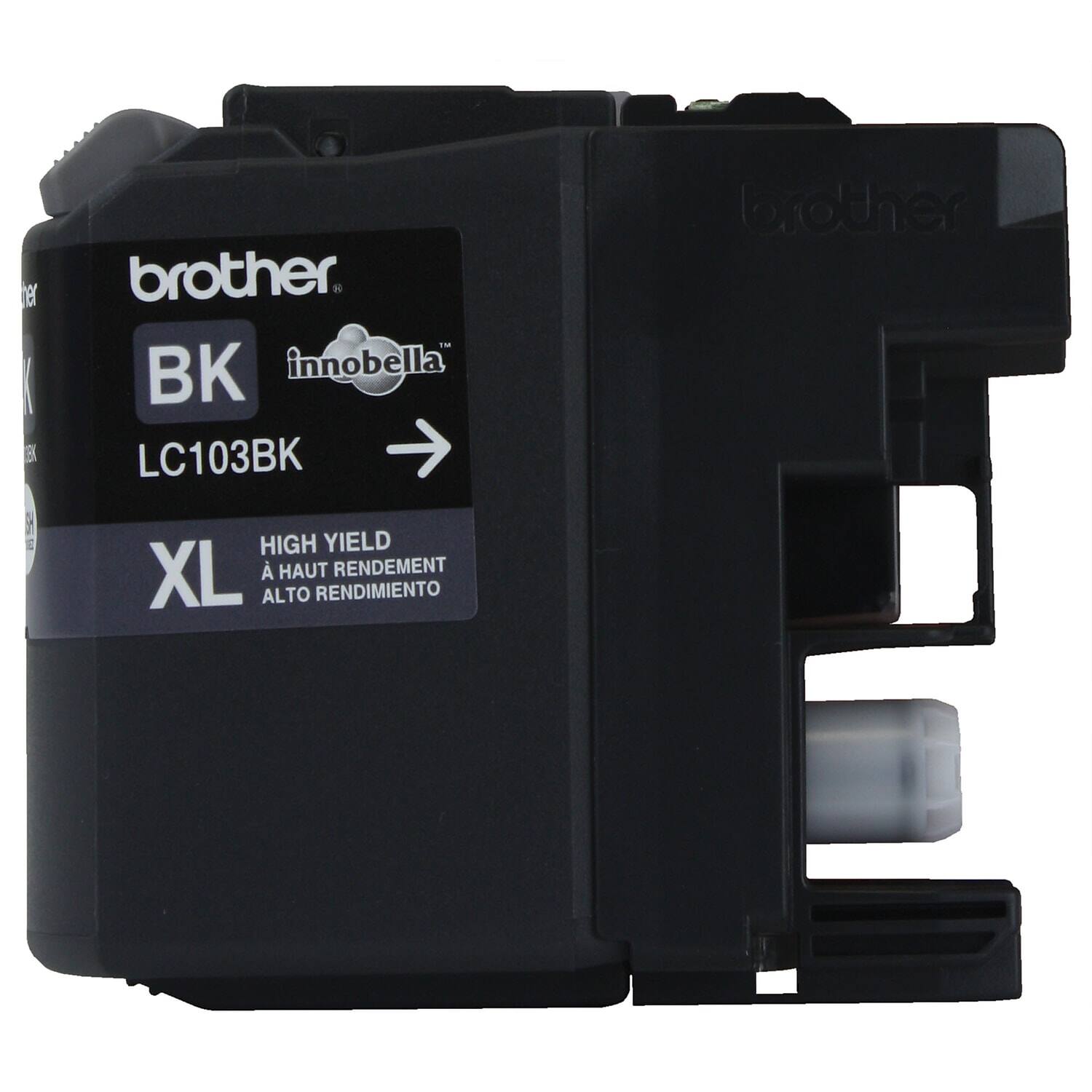 Brother  
innobella  
BK  
LC103BK  

XL  
HIGH YIELD  
A HAUT RENDEMENT  
A ALTO RENDIMIENTO
