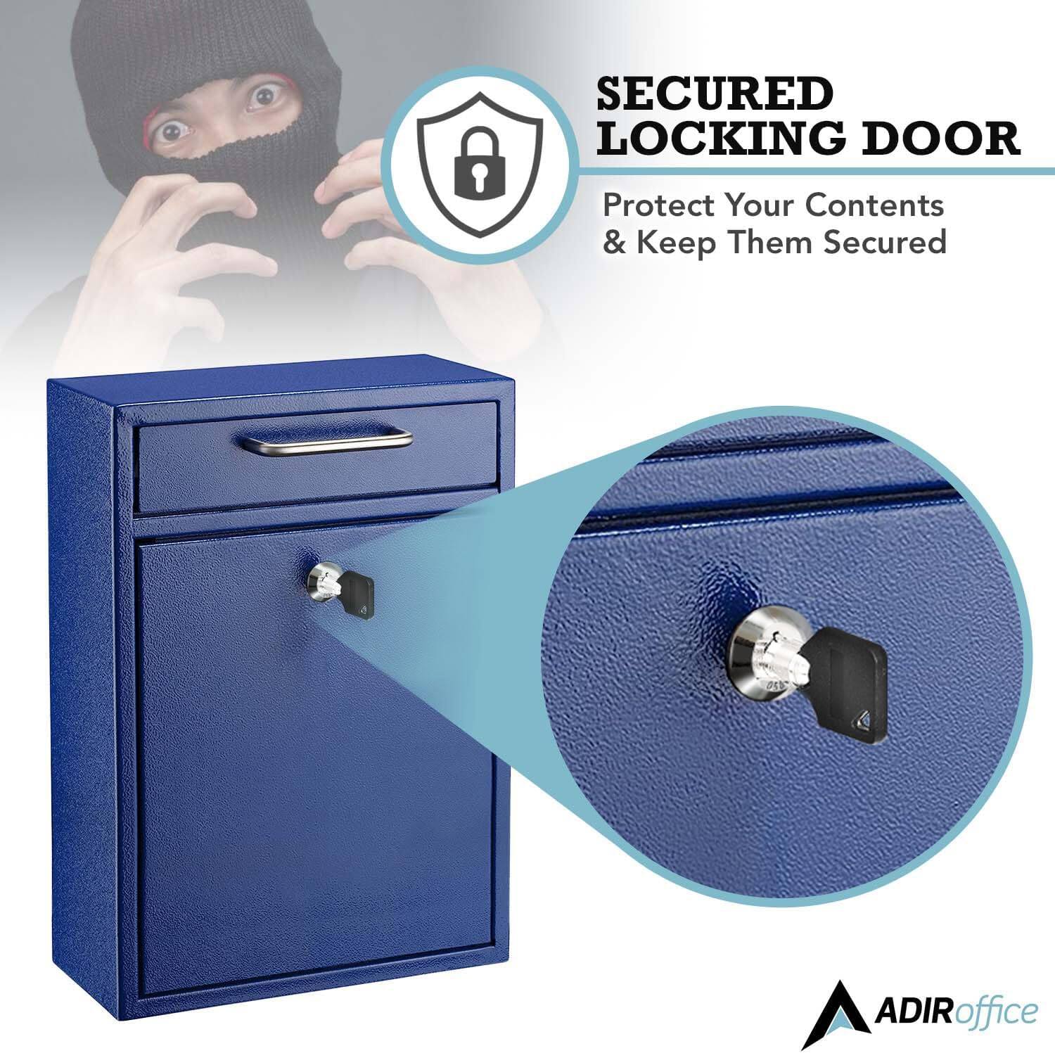 SECURED LOCKING DOOR
Protect Your Contents & Keep Them Secured
ADIRoffice