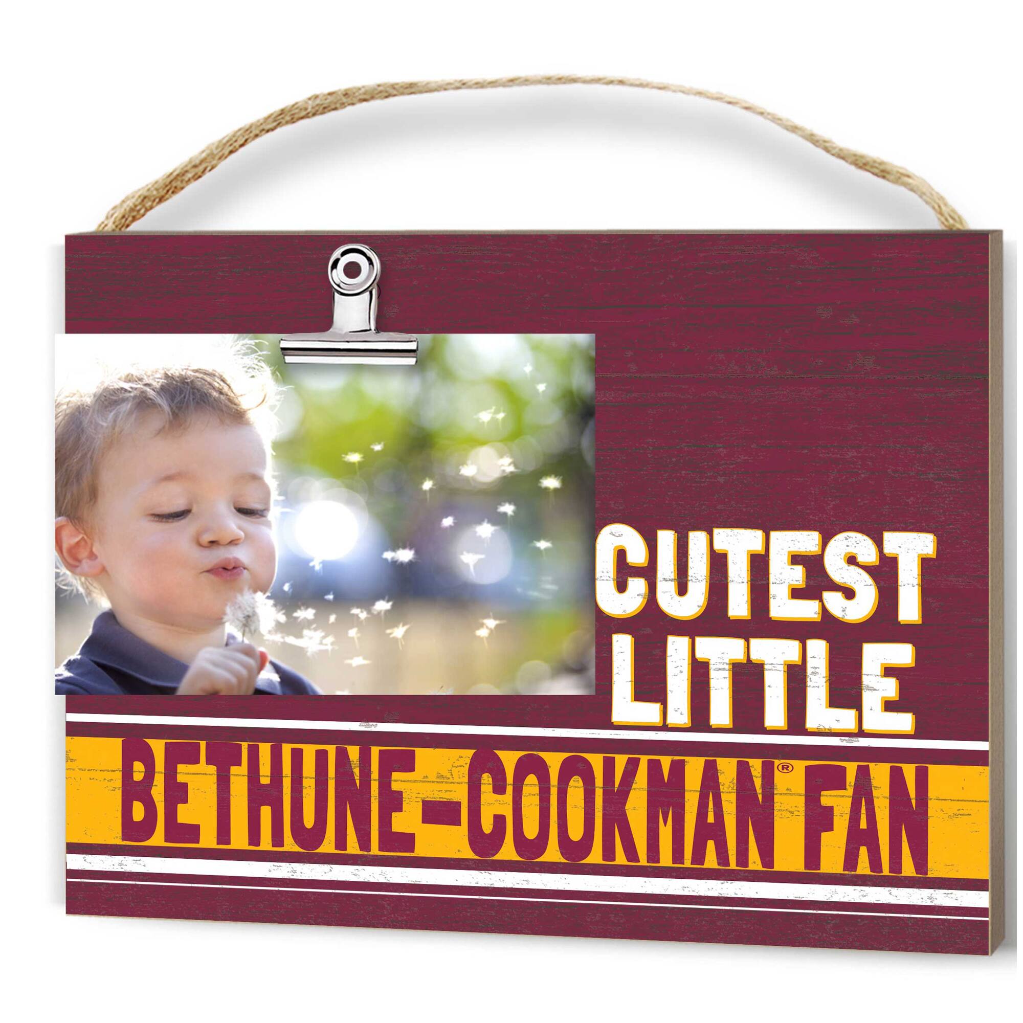 Bethune-Cookman Wildcats 8'' x 10'' Cutest Little Team Logo Clip Photo Frame